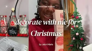 decorate with me for Christmas: my bedroom and bathroom