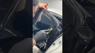 Chrome delete using 3M gloss black vinyl wrap!