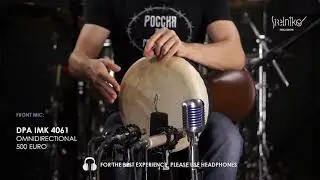 Percussion recording & microphones comparison - Bass darbuka - Groove