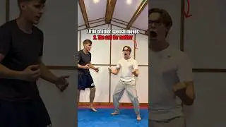 Little brother special moves&hellip;😂