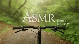 ASMR Nature Bike Ride &ndash; Quiet Forest Trails w/ Dog POV