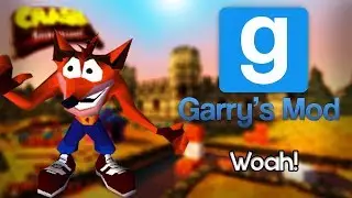 WOAH! || Garry's Mod (GMod) Deathrun Crash Bandicoot Map Funny Moments