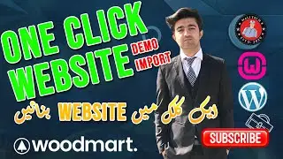 ONE CLICK DEMO IMPORT WORDPRESS | WOODMART  #wordpresstutorial  #wordpress #wpthemes  #demo
