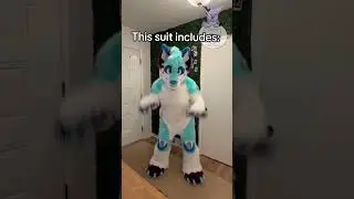 Welcoming Frizzen to the Knittin&rsquo; Kitten Fashion Fursuit Family. #plantigrade #fursuit
