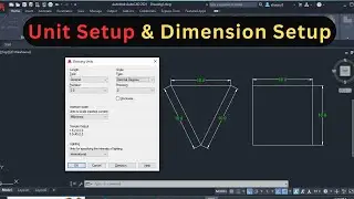 AutoCAD  Unit Setup I Dimension  Setup (Bangla ) ELIUS CAD CAM