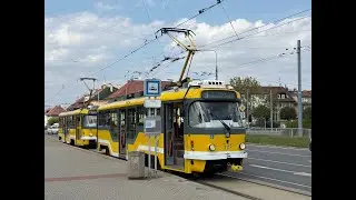 🇨🇿 PMDP Plzen, 🚊Tram Line 1, 🚉Sady Pětatřicátníků➡️🚉Slovany, Tatra T3R.PLF