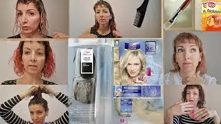 Zitronensaft| Olivenöl | Backpulver | Rot aus den Haaren entfernen | SILBERBLOND |Wella Color fresh