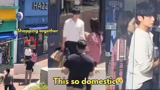 Buff Jung Haein standing next to Hayoung as ready to protect her during filming #LoveStuck😭💓