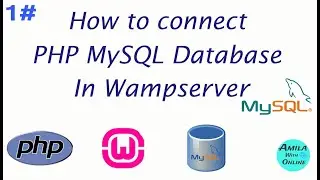 How to connect PHP MySQL database in wampserver