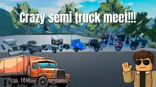 Crazy Semi truck meet!!!