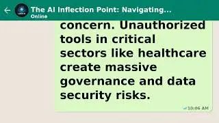 The AI Inflection Point: Navigating Innovation, Governance, and Practical Adoption