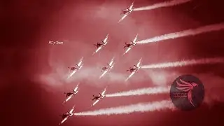 Swiss Air Force Pc7 Team lowpass Zurich Airport