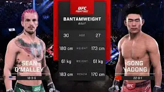 UFC 324 - Sean O`Malley 🆚 Song Yadong ( Simulation on PS5🥊UFC5 )