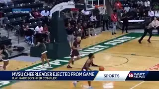 Mississippi Valley cheerleader ejected from game
