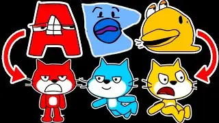 Alphabet Lore, but CRINGE LORE and SCRATCH CATS LORE !