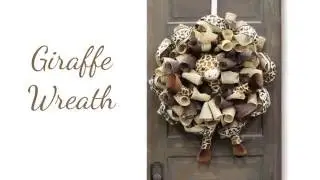 Giraffe Wreath Enhancement