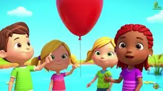 🎈 Das Kunterbunte Ballon Lied - Farben lernen f&uuml;r Kinder | Dino Kinderlieder