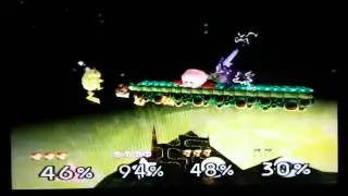 SSB64:Link VS Kirby VS Luigi VS Pikachu - Planet Zebes Match 46