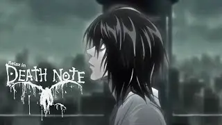 Relaxing Heavy Rain Ambience in Death Note - デスノート, Desu Nōto | Relaxing Anime Sounds