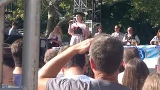 Oktoberfest at NYC U.S.A. National Anthem 2018