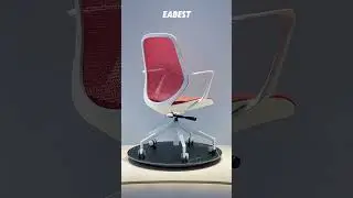 Computer chair, office-specific, height-adjustable, breathable mesh backrest#ergonomicdesign #chair