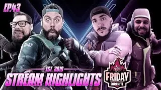 FRIDAY FORNITE vs NICKMERCS and SYPHERPK! FUNNY MOMENTS - Nick28T Stream Highlights #43 2019