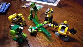 nixelized wall-e VS weldos and glorp corp mixels!!!