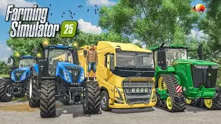 One Tractor, Two Jobs &ndash; Red Beets & Straw Collection In Fs25 | Farming Simulator 25
