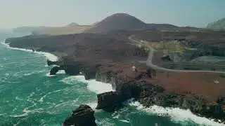 Remote island restaurant off cost of southern Iceland