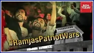 AISA Volunteers Protest Against Police Action At Ramjas College