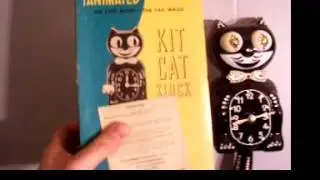Kit Cat Clock/ The Cat Clock circa 1950's to 70's