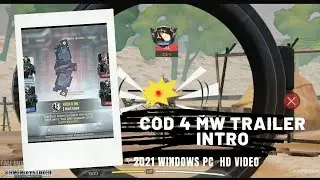 HD Game Trailer 1080p Video | Game Trailer Movie Windows Pc | COD4 windows PC game trailer