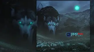 Photoshop Tutorial - Making a Wolf Poster