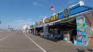 Bike ride on Ocean City, NJ Boardwalk 2020