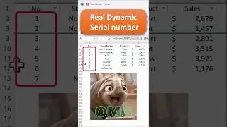 How to Create a Dynamic Numbered List in Excel part 2| Excel tips and tricks | #shorts