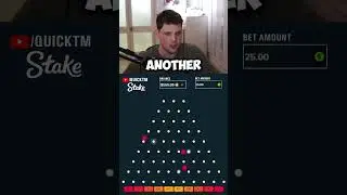 Doing Risky Bets on High Risk Stake Plinko! #quicktmclips #stake #plinko