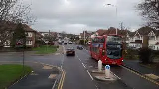 Full Route Visual | London Bus Route 247: Romford Station to Barkingside | 19751, LX11BCU