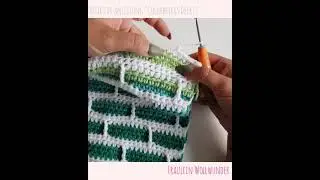 H&auml;keln - Tutorial &bull; Colorbricksdecke / doppeltes vorderes Reliefst&auml;bchen