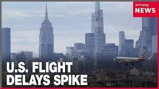 U.S. flight delays surge due to prolonged gov't shutdown