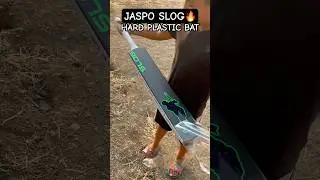 HARD PLASTIC BAT UNDER ₹300🔥JASPO SLOG✅#jaspo #cricket #cricketlover