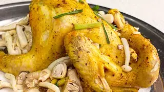 Steamed Chicken & Mushrooms Like You've Never Tasted &ndash; I Was Shocked By The Flavor!
