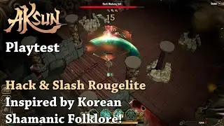 Hack & Slash Roguelite Inspired by Korean Shamanic Folklore! - Let's Try Aksun [Playtest]