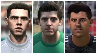 Thibaut Courtois Face Evolution FIFA 12 to FIFA 22