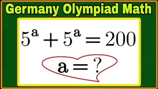 Germany| A Very Nice Brain Buster Olympiad  Math Problem| Can you solve this? #matholympiad #math