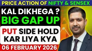 Nifty and Sensex Analysis for FRIDAY 06 FEB 2026 | Nifty & Sensex Tomorrow