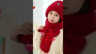trending girls' woolen cap design..❤️🫰❤️#woolen #trending #latestdesign #girls #viral #shorts
