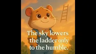 The sky lowers the ladder only to the humble | A Fable of Wisdom, Healing, and Motivation