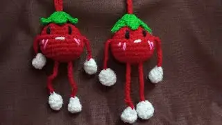  How to make a instagram Viral Tomato 🍅 with crochet step by step for beginners #Crochet #giftideas 