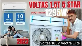 2023 Voltas 1.5 Ton 5 Star(1295w)  4-in-1 Adjustable Mode Voltas185V Vectra Elite