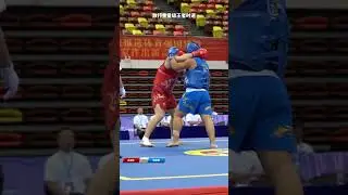 wushu sanda boxe chin&ecirc;s peso pesado, luta alucinante